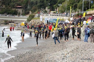L'edizione 2013 di swim the island a Bergeggi