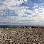 cielo spiaggia e mare a bergeggi