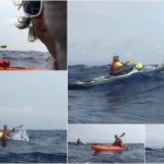 Surf in kayak a Bergeggi (Liguria) del 19 agosto 2017