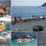 Escursione in canoa all’Isola di Bergeggi e a Spotorno del 22 aprile 2018.