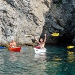 kayak excursions, canoeing, liguria, bergeggi