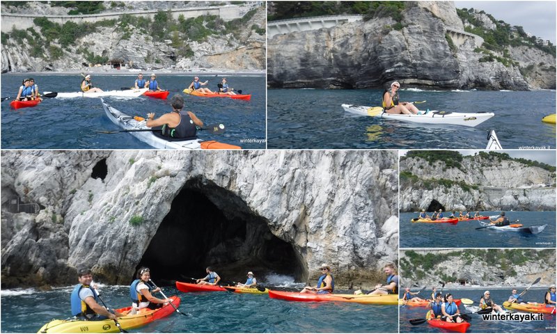 gita in canoa a Bergeggi del 27 luglio 2019