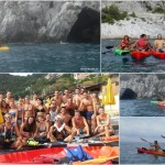 Escursione in canoa  a Bergeggi del 31 agosto 2017 con gli amici della Decathlon di Piacenza