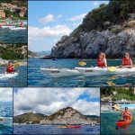 Escursione in Kayak a Bergeggi (Liguria) del 17 agosto 2015 – Circa 4 Km. Kayak excursion in Bergeggi (Liguria) of August, 17,  2015 – About 4 Km.