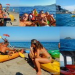 Alassio (Savona – Liguria) Corso introduttivo al kayak per ragazzi del 21 luglio 2015Alassio (Savona – Liguria – Italy) Introductory course in kayaking for kids of July, 21, 2015