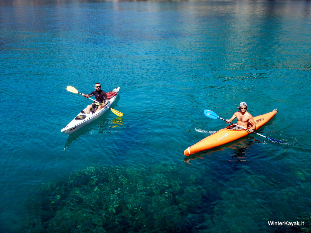 L'acqua cristallina attorno all'Isola di Bergeggi