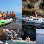 Escursioni in Kayak a Bergeggi (Liguria) del 16 Luglio 2015 – Circa 4 Km. Kayak excursion in Bergeggi (Liguria) of July, 16,  2015 – About 4 Km.