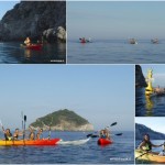 Escursione al tramonto in canoa da Spotorno a Bergeggi