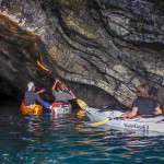 Bianca a Bergeggi con Winterkayak