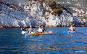 Dioniso a Bergeggi con Winterkayak