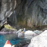 Dioniso a Bergeggi con Winterkayak