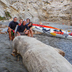 Bianca a Bergeggi con Winterkayak