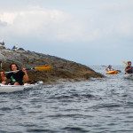 Bianca a Bergeggi con Winterkayak