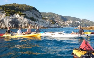 Dioniso a Bergeggi con Winterkayak