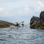 Bianca a Bergeggi con Winterkayak