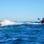 mareggiata a punta predani. bergeggi, liguria, escursioni in kayak, kayak excursions, cayaking, canoeing