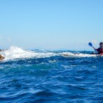 mareggiata a punta predani. bergeggi, liguria, escursioni in kayak, kayak excursions, cayaking, canoeing