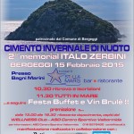 Cimento invernale del 15 febbraio a Bergeggi (Liguria) presso i Bagni Stella Maris