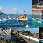 Escursione in Kayak a Bergeggi (Liguria) del 5 Giugno 2015 – Circa 10 Km. Kayak excursion in Bergeggi (Liguria) of June, 5,  2015 – About 10 Km.