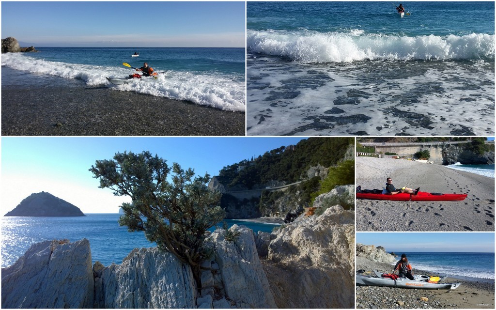 Bergeggi, 06 gennaio 2016 in kayak