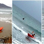 Surf in kayak a Laigueglia del 28 febbraio 2016 – Surfing Kayak in Laigueglia (Liguria) of February, 28, 2016