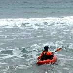 Laigueglia, surf in kayak