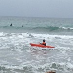 Laigueglia, surf in kayak