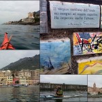 Escursione in kayak a Genova Nervi e Bogliasco (Liguria) del 3 Aprile 2016 – Circa 7 Km.