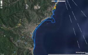 traccia_gps_escursione_kayak_liguria