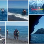 Escursione in Kayak a Bergeggi (Liguria) del 21 Maggio 2016 – Circa 8 Km. Kayak excursion in Bergeggi (Liguria) of May, 21, 2016 – About 8 Km.