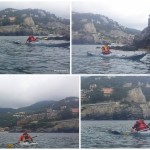 Escursione in kayak a Bergeggi (Liguria) del 11 Giugno 2016 – Circa 5 Km.