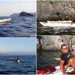 Venerdì 29 luglio 2016 escursione al tramonto in kayak a Bergeggi (Liguria) – Circa 4 Km.