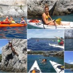 Doppia escursione in Kayak a Bergeggi (Liguria) del 12 Agosto 2016