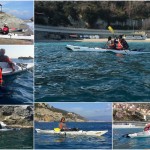 Corso di kayak da mare Sotter Advanced a Bergeggi del 18 Febbraio 2017. Sotter Advanced Sea-Kayak training in  Bergeggi (Liguria) of February, 18, 2017