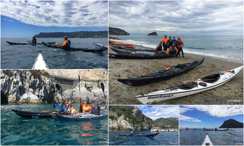 7 maggio in kayak all'isola di bergeggi