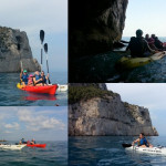 Escursione in kayak a Capo Noli (Liguria) del 19 Luglio 2017 – Circa 7 Km. Kayak excursion in Baia dei Saraceni (Liguria) of July, 19, 2017 – About 7 Km.