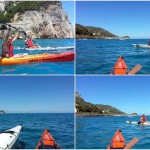 Escursioni a Varigotti (Liguria) del 2 luglio 2017:  – Canoe excursion in Varigotti of 2017, july, 02