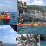 Escursione in kayak a Bergeggi (Liguria) del 22 Luglio 2017