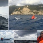 Surf in kayak a Bergeggi (Liguria) del 09 settembre 2017