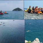 Scesi dalla Costa Crociere e saliti sulle nostre canoe, 6 maggio 2018