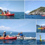 Escursione in canoa a Bergeggi (Liguria) del 16 Giugno 2018