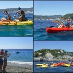 Avventura in canoa tra grotte e tuffi per i piccoli ospiti del Campo Sole di Alassio