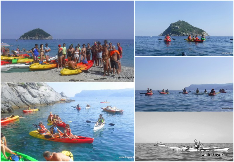 escursione in canoa a Spotorno